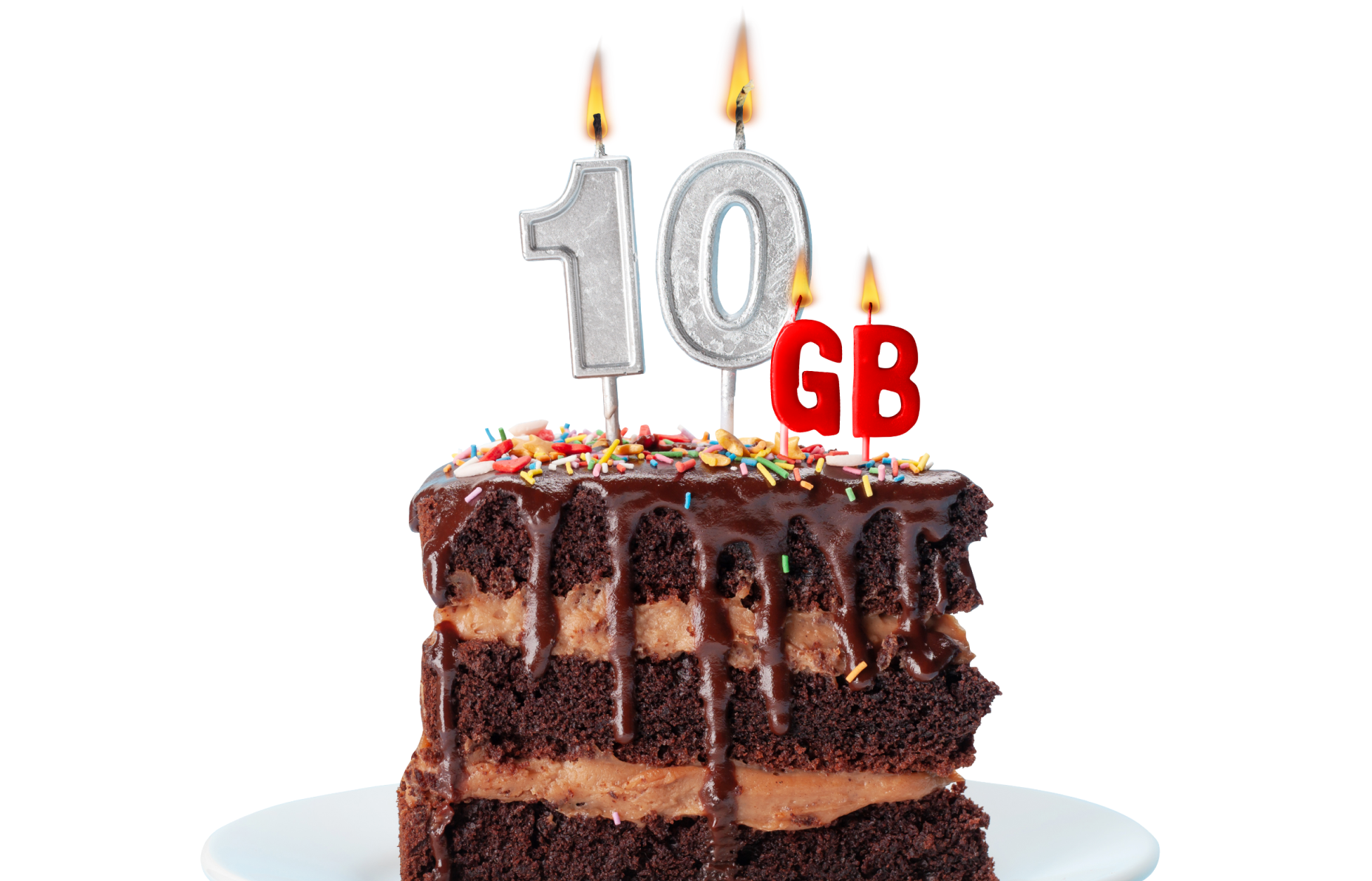 How does the 10 Year Anniversary - 10GB Bonus Data work?